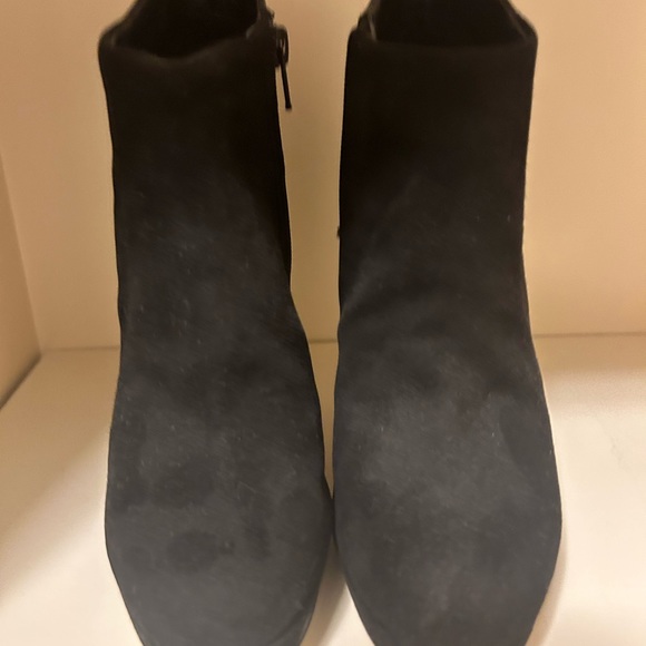 Black Suede/Leather Boots - Picture 3 of 9